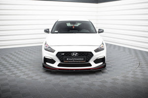 Maxton frontsplitter til Hyundai I30 N Mk3 Hatchback/ Fastback – blank sort – billede 2 af 5