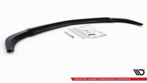 Maxton frontsplitter til Mercedes-Benz C Coupe / Sedan / Estate AMG-Line C204 / W204 Facelift / S204 Facelift – blank sort – billede 2 af 2
