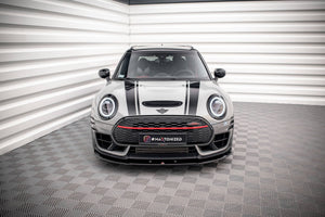 Maxton Front Splitter V.2 Mini Cooper Clubman John Cooper Works F54  - Gloss Black