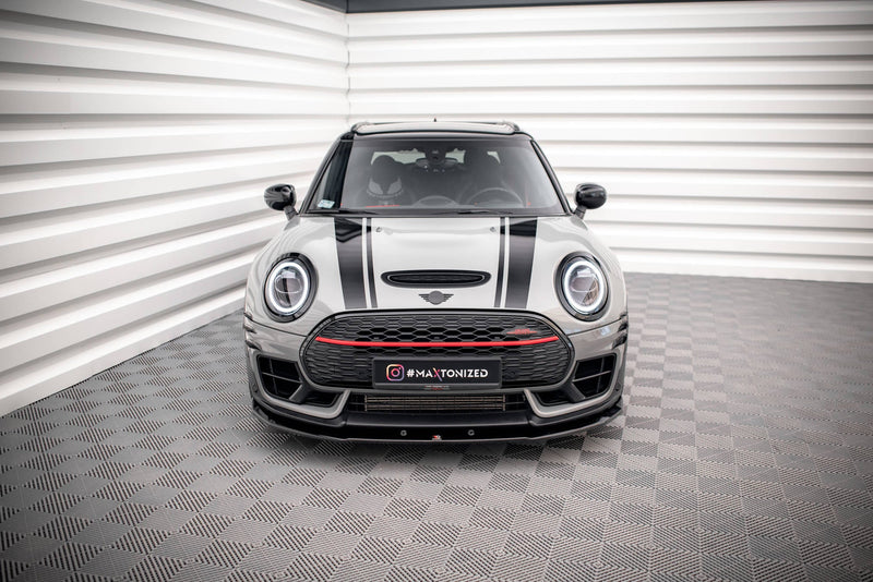 Maxton Front Splitter V.2 Mini Cooper Clubman John Cooper Works F54  - Gloss Black
