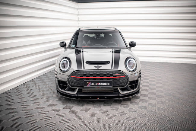 Maxton Front Splitter V.2 Mini Cooper Clubman John Cooper Works F54  - Gloss Black