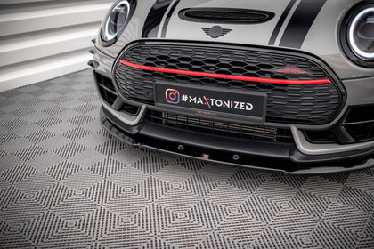 Maxton Front Splitter V.2 Mini Cooper Clubman John Cooper Works F54  - Gloss Black
