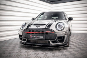 Maxton Front Splitter V.2 Mini Cooper Clubman John Cooper Works F54  - Gloss Black