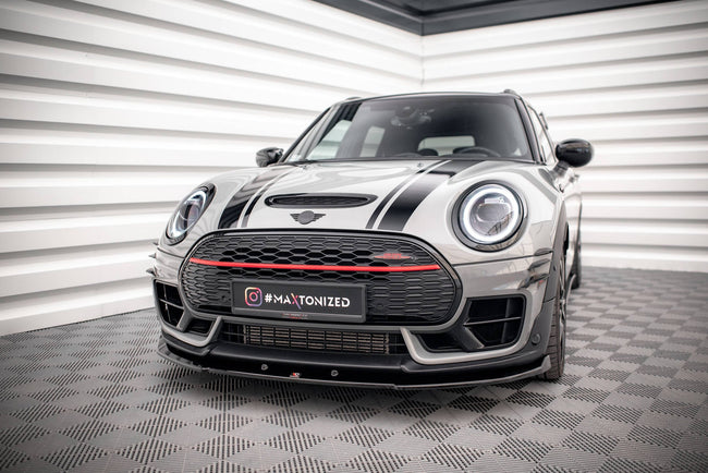 Maxton Front Splitter V.2 Mini Cooper Clubman John Cooper Works F54  - Gloss Black