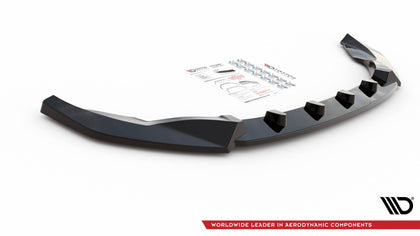 Maxton frontsplitter til Nissan 370Z Facelift – blank sort – billede 4 af 5