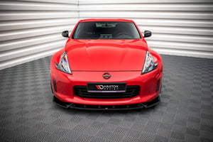 Maxton frontsplitter til Nissan 370Z Facelift – blank sort – billede 2 af 5
