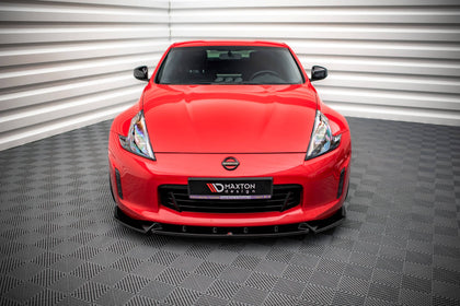 Maxton frontsplitter til Nissan 370Z Facelift – blank sort – billede 2 af 5