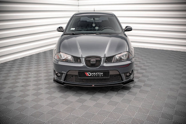 Maxton frontsplitter til Seat Ibiza Cupra Mk3 – blank sort – billede 2 af 5