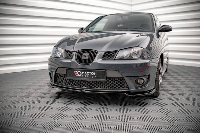 Maxton frontsplitter til Seat Ibiza Cupra Mk3 – blank sort – billede 1 af 5
