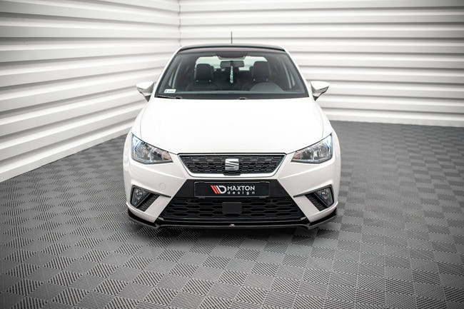 Maxton frontsplitter til Seat Ibiza FR/ Standard Mk5 – blank sort – billede 2 af 4