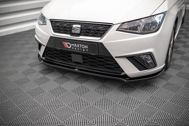 Maxton frontsplitter til Seat Ibiza FR/ Standard Mk5 – blank sort – billede 1 af 4