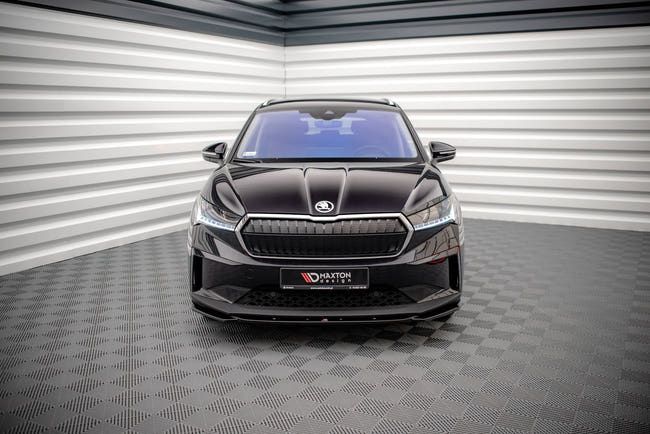 Maxton frontsplitter til Skoda Enyaq iV – blank sort – billede 2 af 6