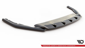Maxton frontsplitter til Skoda Octavia RS Mk4 – blank sort – billede 4 af 5