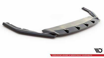 Maxton frontsplitter til Skoda Octavia RS Mk4 – blank sort – billede 4 af 5
