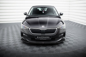 Maxton frontsplitter til Skoda Scala – blank sort – billede 2 af 5