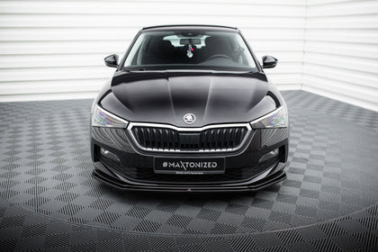 Maxton frontsplitter til Skoda Scala – blank sort – billede 2 af 5
