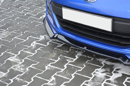 Maxton Front Splitter V.3 Subaru Brz Facelift - Gloss Black