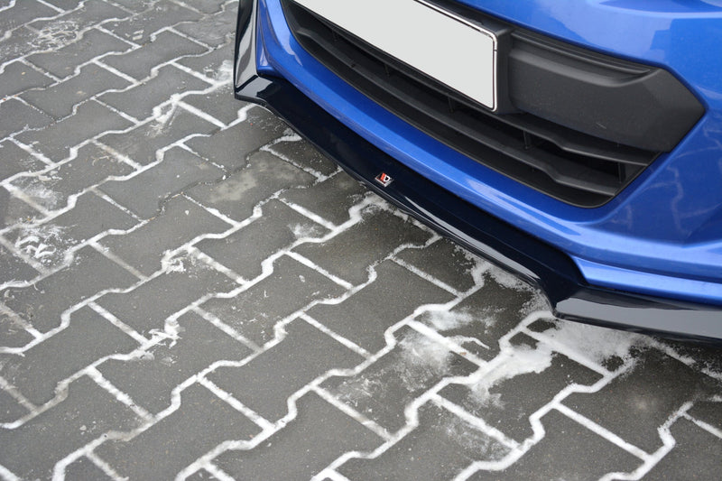Maxton Front Splitter V.3 Subaru Brz Facelift - Gloss Black