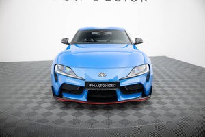 Maxton frontsplitter til Toyota Supra Mk5 – blank sort – billede 2 af 8