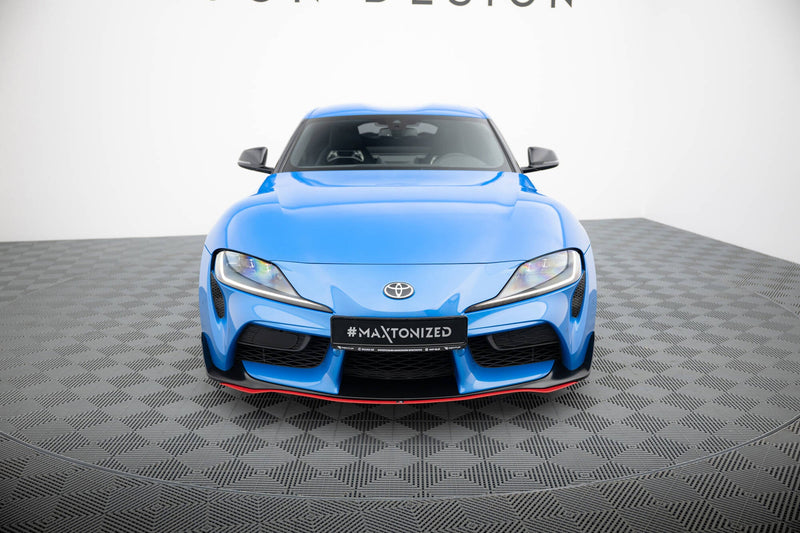 Maxton frontsplitter til Toyota Supra Mk5 – blank sort – billede 2 af 8