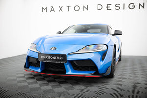 Maxton frontsplitter til Toyota Supra Mk5 – blank sort – billede 1 af 8