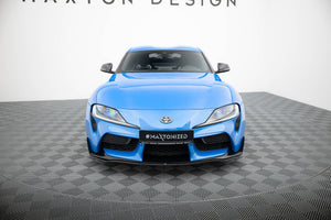 Maxton frontsplitter til Toyota Supra Mk5 – blank sort – billede 3 af 8