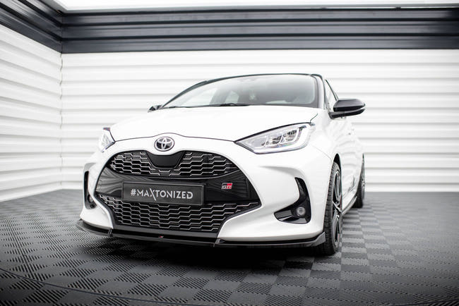 Maxton Front Splitter V.3 Toyota Yaris Mk4 - Gloss Black