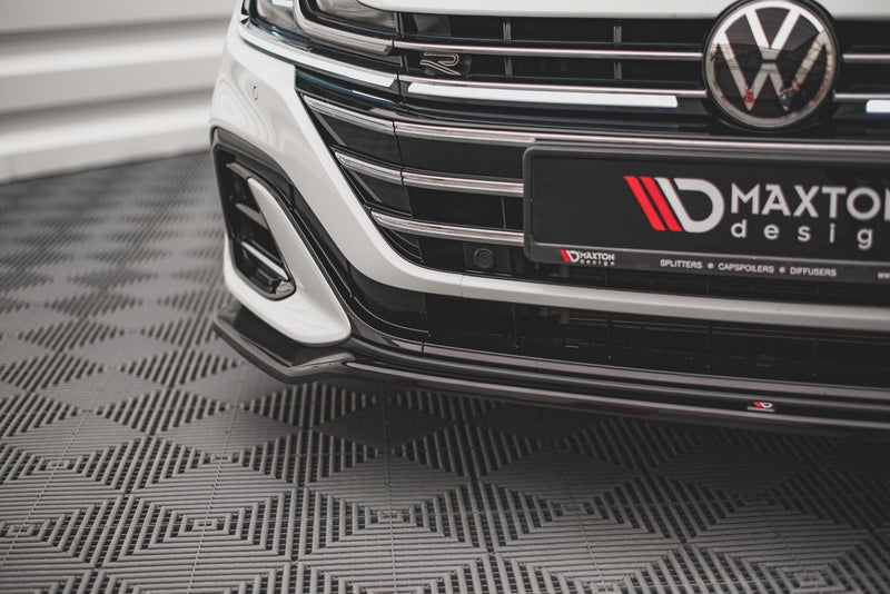 Maxton frontsplitter til Volkswagen Arteon R-Line Sedan / Shooting Brake Mk1 Facelift – blank sort – billede 2 af 5