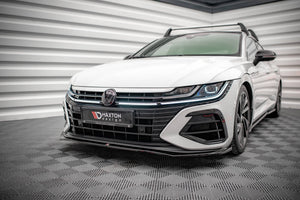 Maxton frontsplitter til Volkswagen Arteon R Sedan / Shooting Brake Mk1 Facelift – blank sort – billede 1 af 5