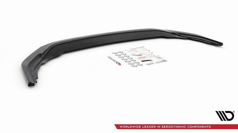 Maxton frontsplitter til Volkswagen Golf R Hatchback / Variant Mk8 – blank sort – billede 5 af 5