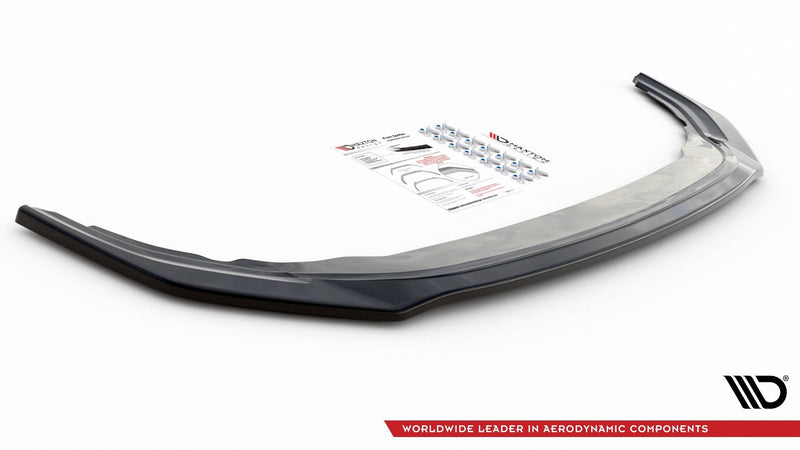 Maxton frontsplitter til Volkswagen Golf R Hatchback / Variant Mk8 – blank sort – billede 4 af 5