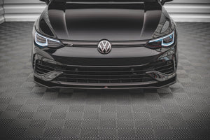 Maxton frontsplitter til Volkswagen Golf R Hatchback / Variant Mk8 – blank sort – billede 2 af 5
