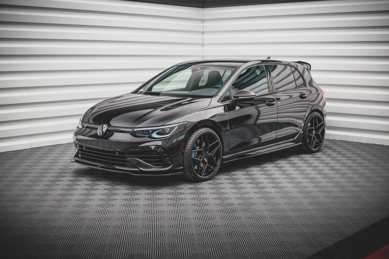 Maxton frontsplitter til Volkswagen Golf R Hatchback / Variant Mk8 – blank sort – billede 3 af 5