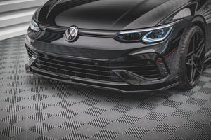 Maxton frontsplitter til Volkswagen Golf R Hatchback / Variant Mk8 – blank sort – billede 1 af 5