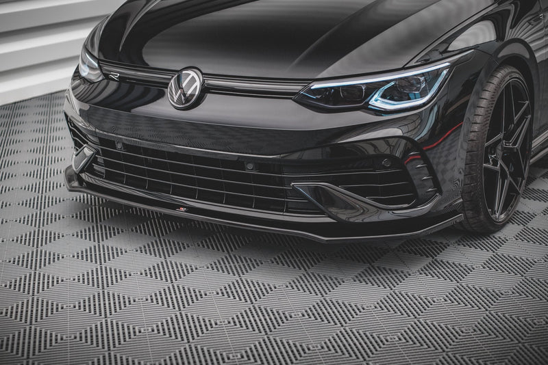 Maxton frontsplitter til Volkswagen Golf R Hatchback / Variant Mk8 – blank sort – billede 1 af 5