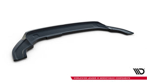 Maxton Front Splitter V.3 VW Golf 7 R / R-Line Facelift - Gloss Black