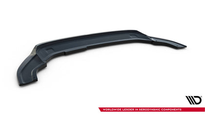 Maxton Front Splitter V.3 VW Golf 7 R / R-Line Facelift - Gloss Black