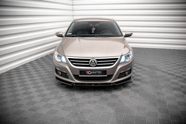 Maxton frontsplitter til Volkswagen Passat CC – blank sort – billede 2 af 5