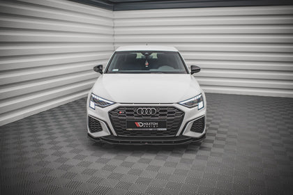 Maxton frontsplitter til Audi S3 / A3 S-Line 8Y – blank sort – billede 2 af 5