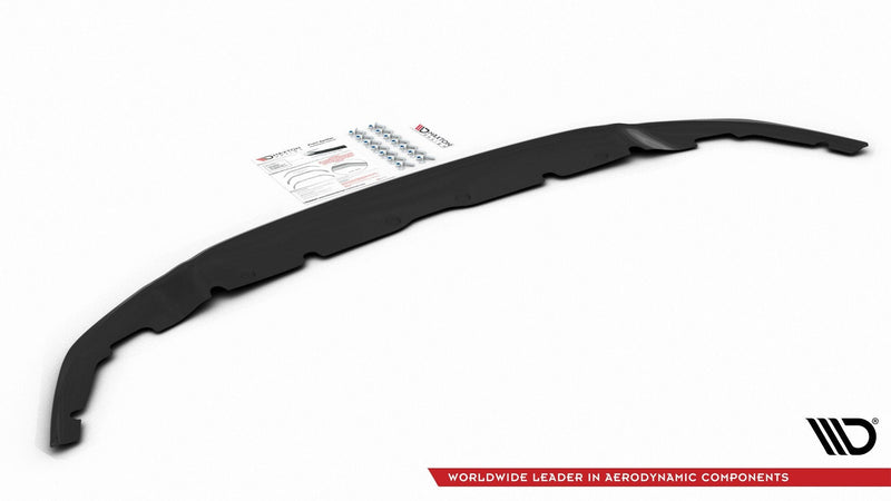 Maxton frontsplitter til BMW 1 M-Pack/ M135i / 128ti F40 – blank sort – billede 5 af 5