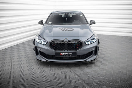 Maxton frontsplitter til BMW 1 M-Pack/ M135i / 128ti F40 – blank sort – billede 2 af 5