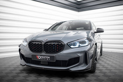 Maxton frontsplitter til BMW 1 M-Pack/ M135i / 128ti F40 – blank sort – billede 1 af 5