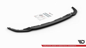 Maxton frontsplitter til BMW 1 M-Pack/ M135i / 128ti F40 – blank sort – billede 4 af 5