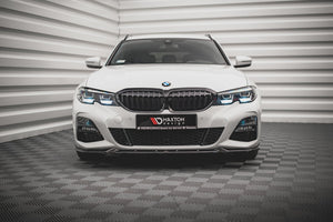 Maxton frontsplitter til BMW 3 G20 / G21 M-Pack – blank sort – billede 2 af 4