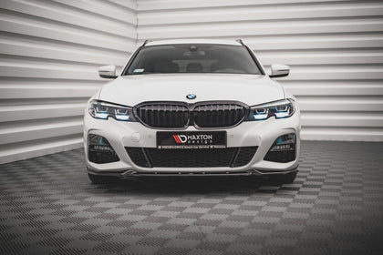 Maxton frontsplitter til BMW 3 G20 / G21 M-Pack – blank sort – billede 2 af 4