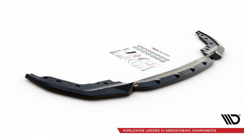 Maxton frontsplitter til BMW 3 G20 / G21 M-Pack – blank sort – billede 3 af 4