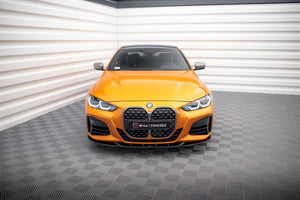 Maxton frontsplitter til BMW 4 M-Pack / M440i G22 / G23 / G22 Facelift / G23 Facelift – blank sort – billede 2 af 5