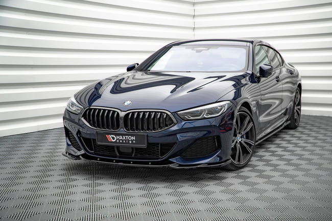 Maxton frontsplitter til BMW 8 Coupe M-Pack G15 / 8 Gran Coupe M-Pack G16 – blank sort – billede 1 af 4
