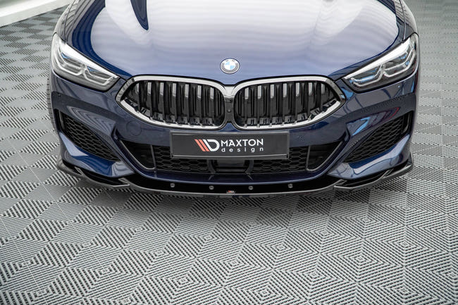 Maxton frontsplitter til BMW 8 Coupe M-Pack G15 / 8 Gran Coupe M-Pack G16 – blank sort – billede 2 af 4