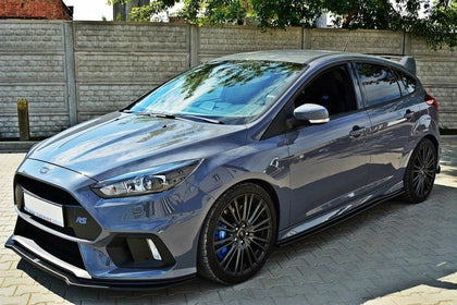 Maxton frontsplitter til Ford Focus RS Mk3 – blank sort – billede 1 af 5